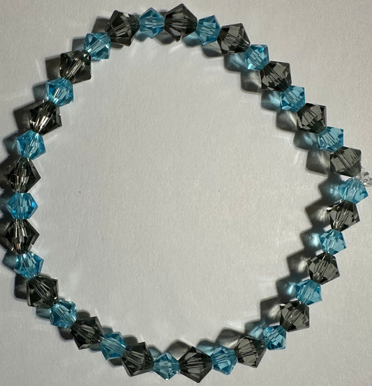 Adabele Austrian Aquamarine Blue Crystal Bracelet
