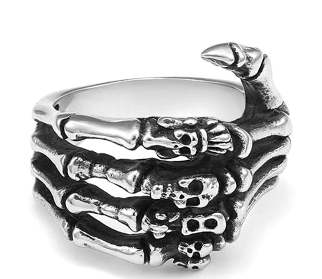 Skeleton Hand Ring