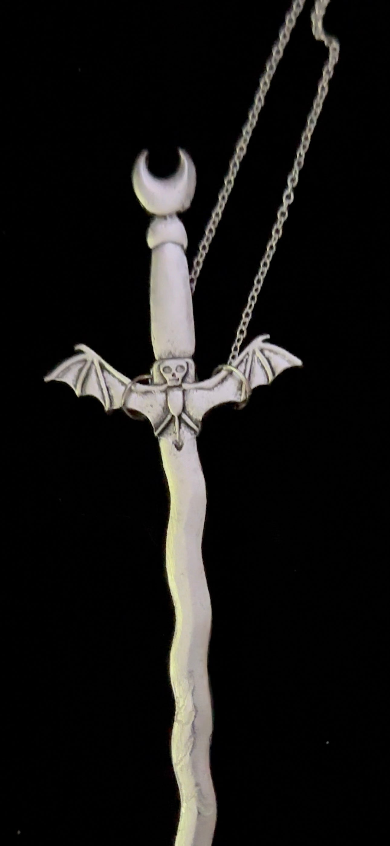 Bat Sword Necklace
