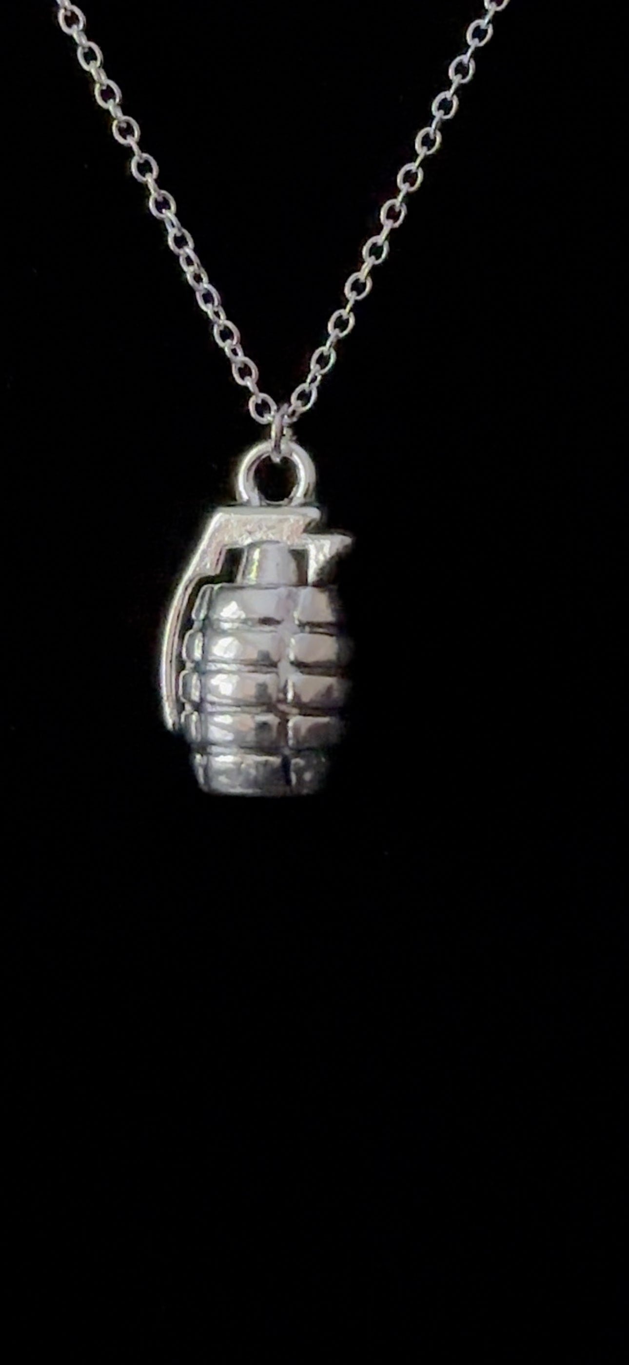 Grenade Pendant Necklace