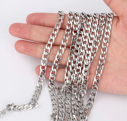 18 in. Chain Necklace and Matching Bracelet